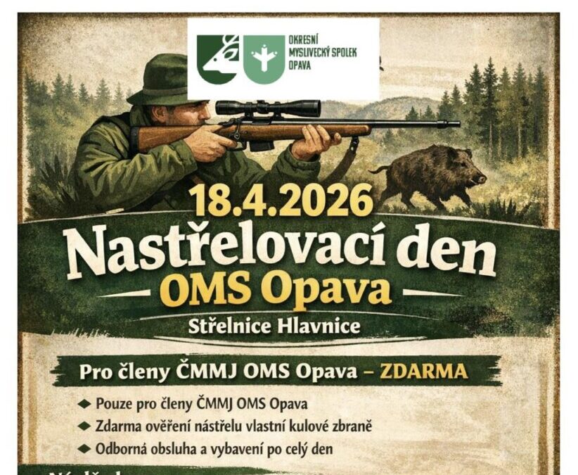 Nastřelovací den OMS Opava 18. 4. 2026 Střelnice Hlavnice