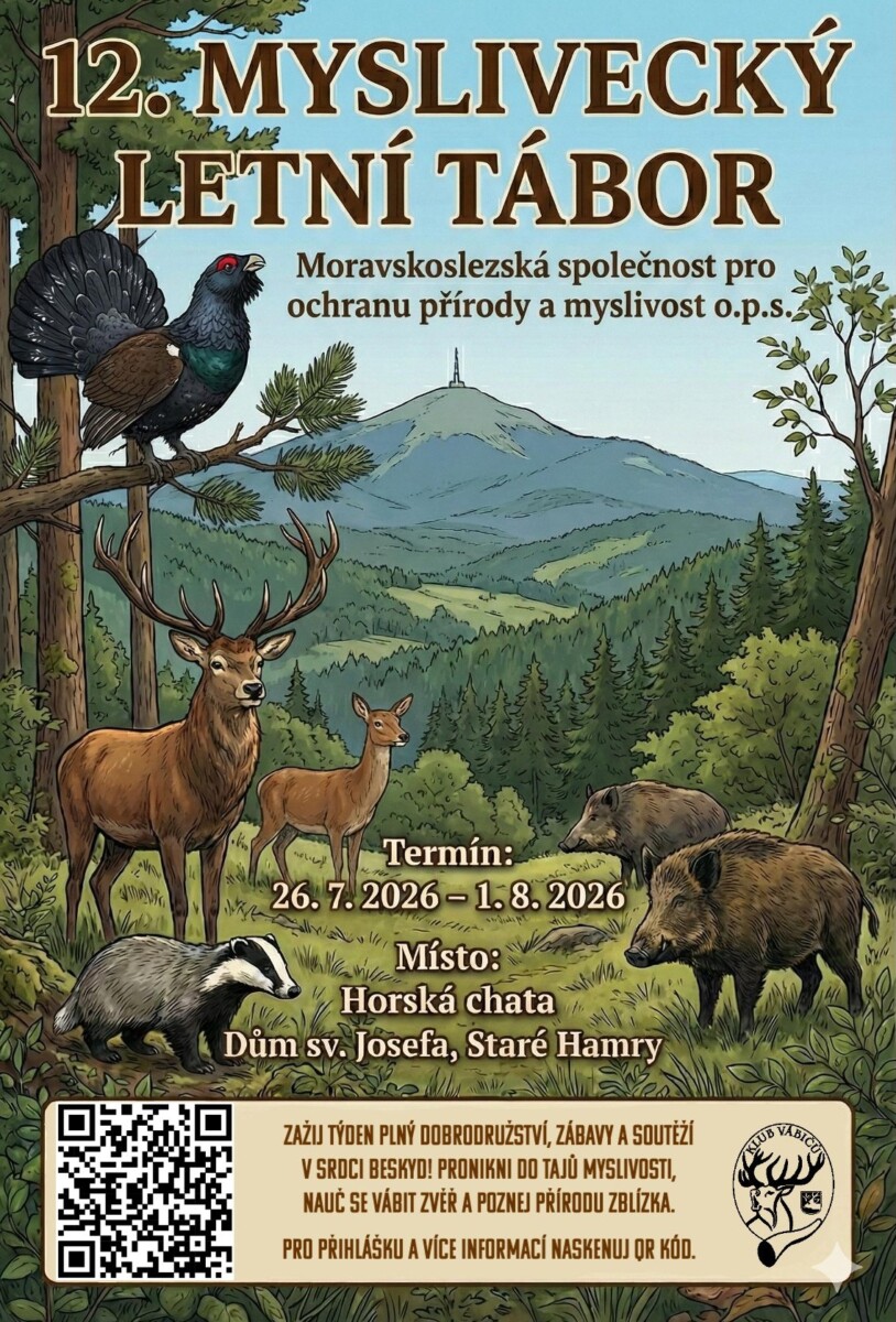 Myslivecký letní tábor na Starých Hamrech