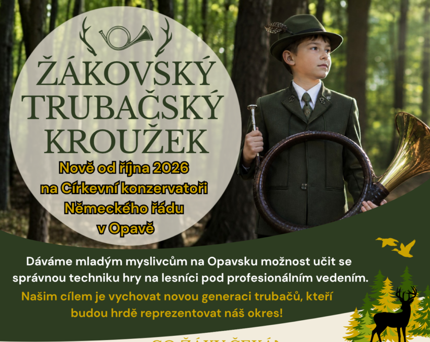 Nová příležitost pro mladé trubače na Opavsku: Výuka hry na lesnici zdarma